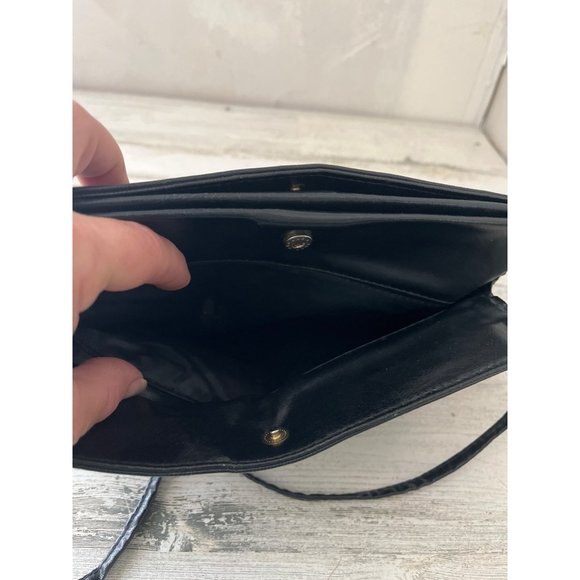 Black crossbody shoulder bag - Picture 4 of 9